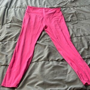 Pink Halara 7/8 leggings